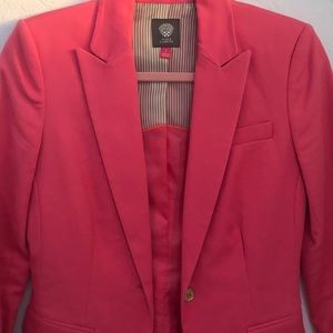 Salmon pink Vince Camuto tailored blazer